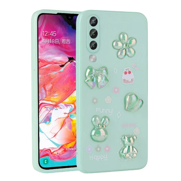 Galaxy A50 Kılıf Kabartma Figürlü Parlak  Toys Silikon Kapak - 2