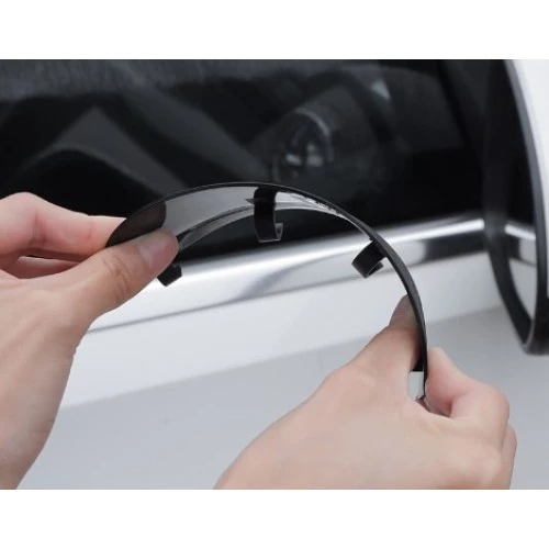 Periboia Araba Ayna Yağmur Koruyucu Siper Karbon Desenli - 3