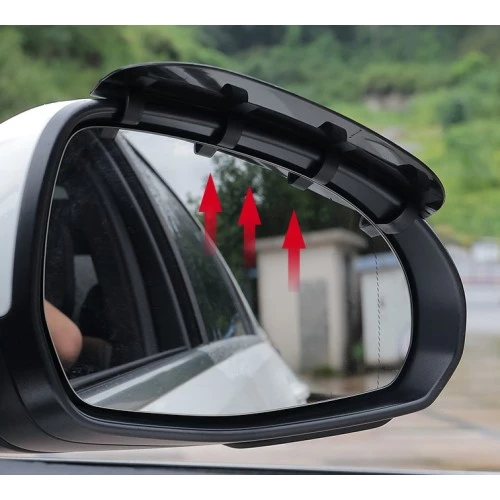 Periboia Araba Ayna Yağmur Koruyucu Siper Karbon Desenli - 2