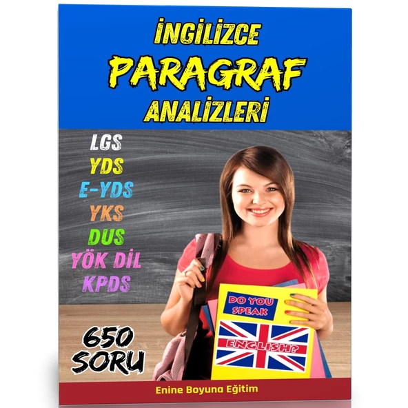 İngilizce PARAGRAF Analizleri (Tüm Dil Sınavları İçin)