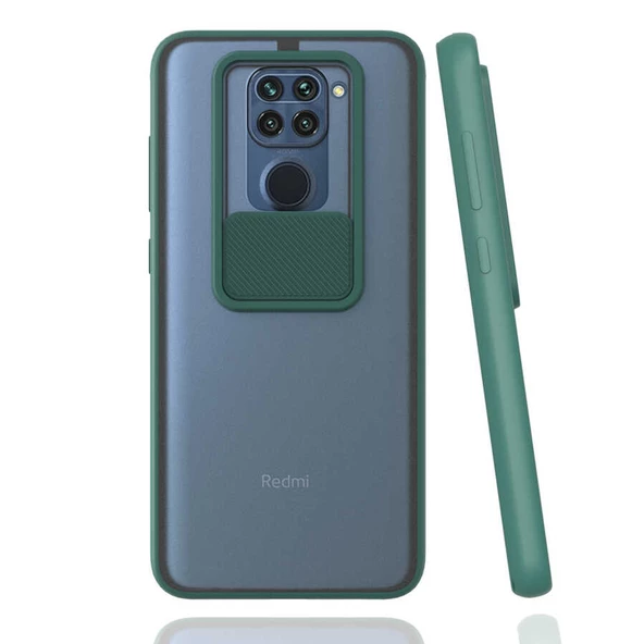 Xiaomi Redmi Note 9 Kılıf  Lensi Kapak - 6