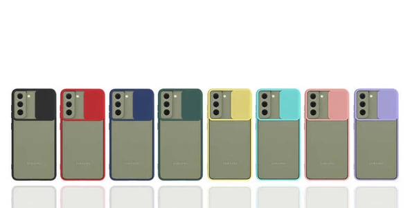 Galaxy S22 Kılıf  Lensi Kapak - 9