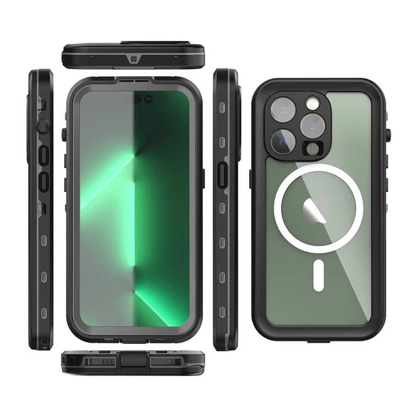 Apple iPhone 14 Pro Kılıf 1-1 Su Geçirmez Kılıf - 2