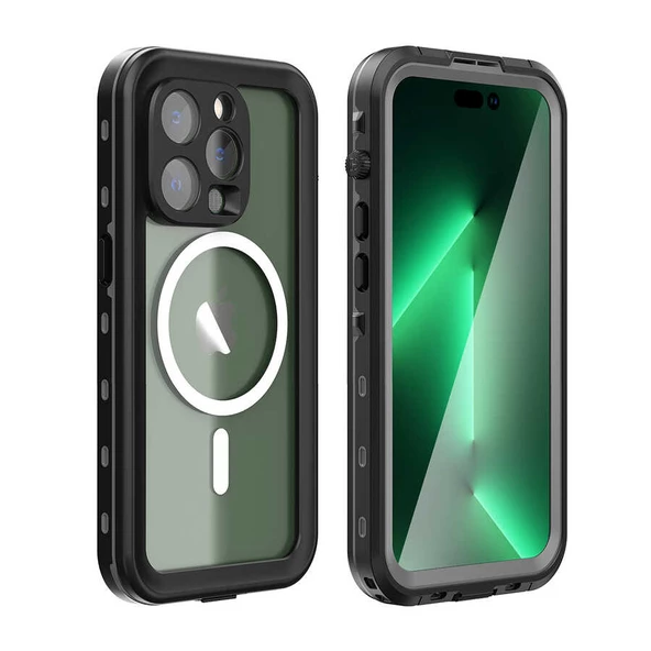 Apple iPhone 14 Pro Kılıf 1-1 Su Geçirmez Kılıf - 5