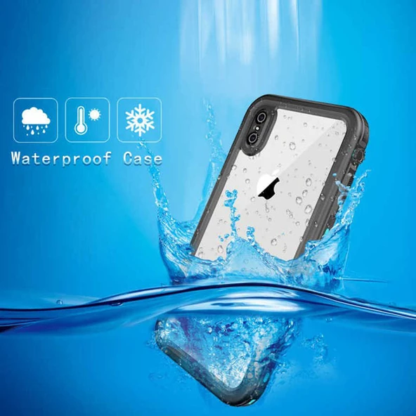 Apple iPhone XS 5.8 Kılıf 1-1 Su Geçirmez Kılıf - 4