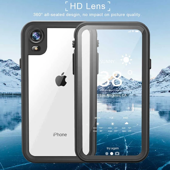 Apple iPhone XR 6.1 Kılıf  1-1 Su Geçirmez Kılıf