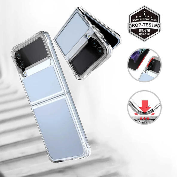 Galaxy Z Flip 4 Kılıf  Vonn Kapak - 3