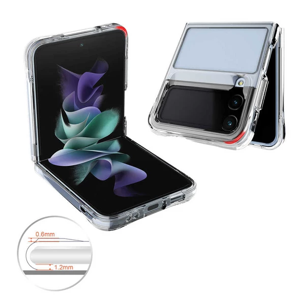 Galaxy Z Flip 4 Kılıf  Vonn Kapak - 5