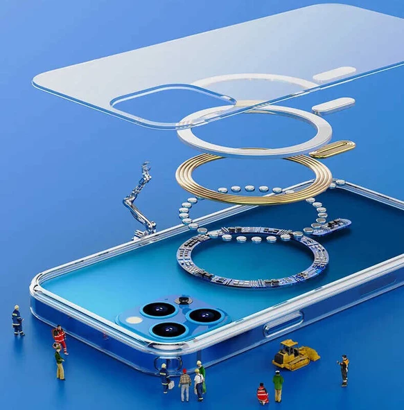 Apple iPhone 11 Pro Kılıf  Tacsafe Wireless Kapak - 6