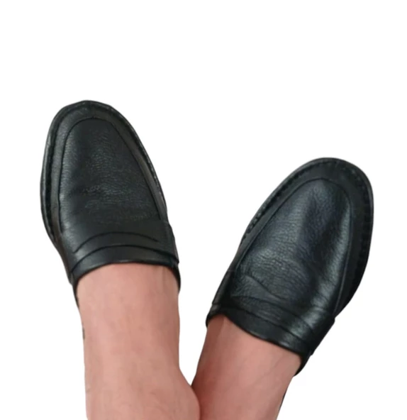 Hakiki Deri Erkek Terlik - 2