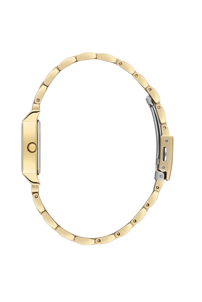 DANIEL KLEIN DKF.2315A GOLD RENK KÖŞELİ KADIN KOL SAATİ - Resim 2