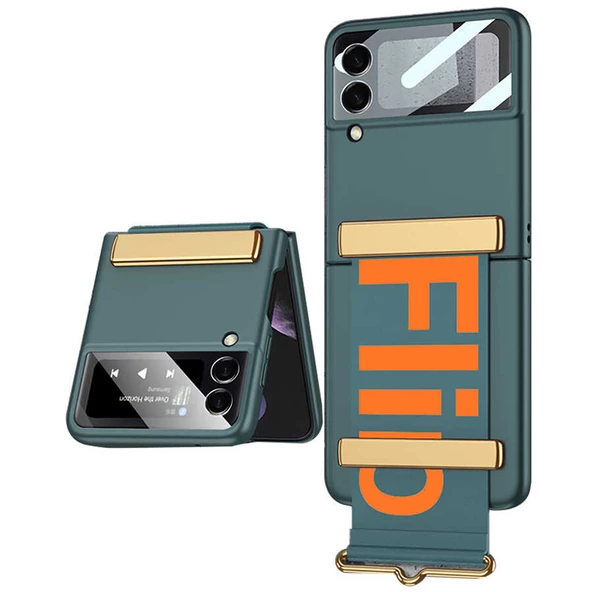 Galaxy Z Flip 3 Kılıf  Flio Kıpta Kapak - 3
