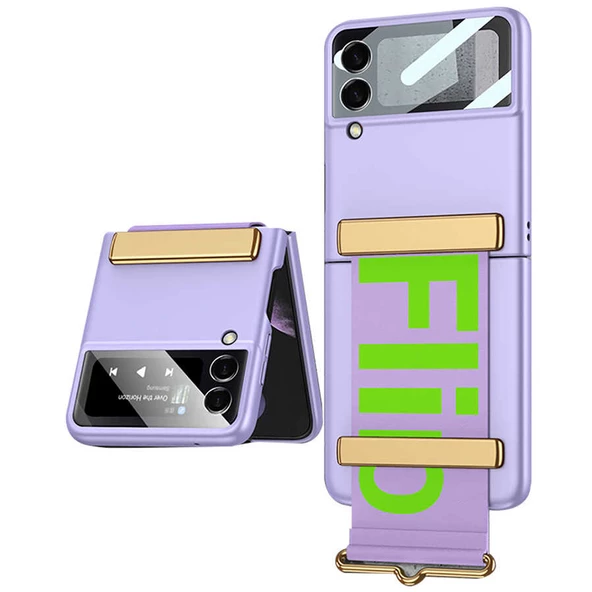 Galaxy Z Flip 3 Kılıf  Flio Kıpta Kapak - 2