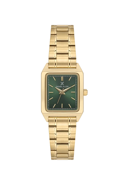 DANIEL KLEIN DKF.2315A KÖŞELİ YEŞİL KADRANLI KADIN KOL SAATİ ürün görseli