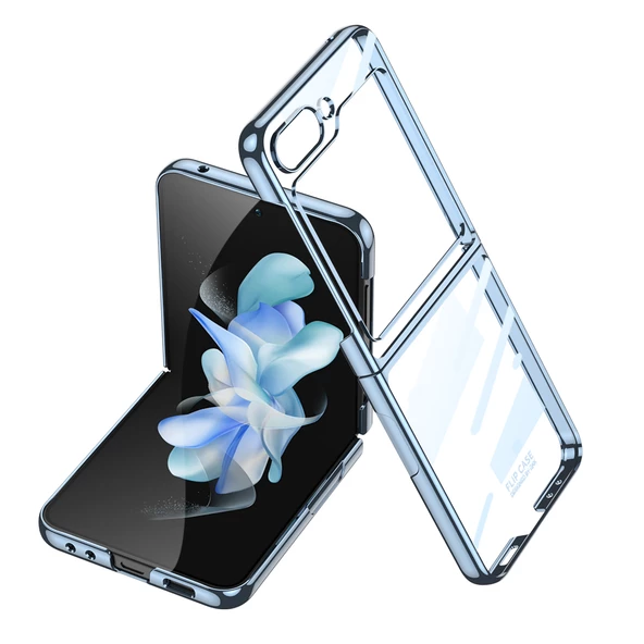 Galaxy Z Flip 5 Kılıf  Kıpta Lensli Kapak - 4