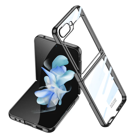 Galaxy Z Flip 5 Kılıf  Kıpta Lensli Kapak