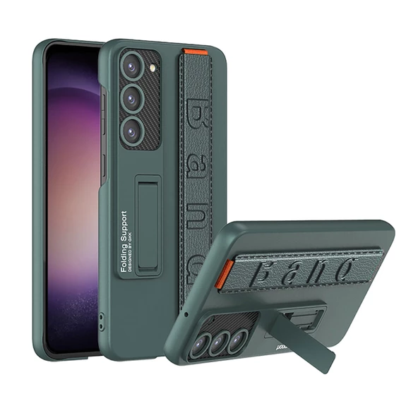 Galaxy S23 Kılıf Standlı El Tutacaklı  Band Kapak - 4