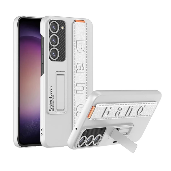 Galaxy S23 Kılıf Standlı El Tutacaklı  Band Kapak - 3