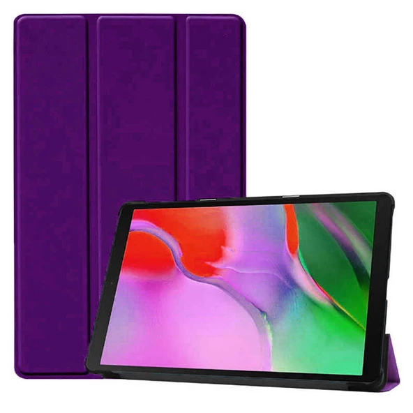 Huawei T3 10 inc  Smart Cover Standlı 1-1 Kılıf - 2