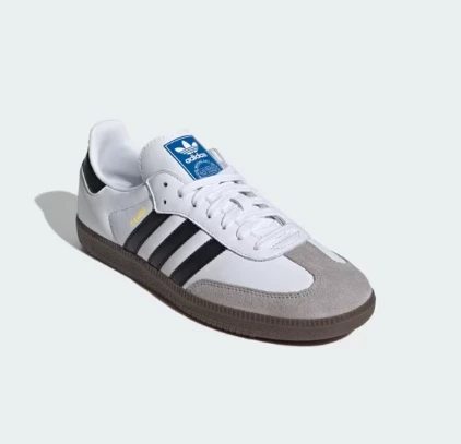 Adidas Samba OG White Black - Resim 3