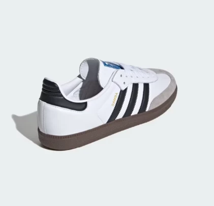 Adidas Samba OG White Black - Resim 5