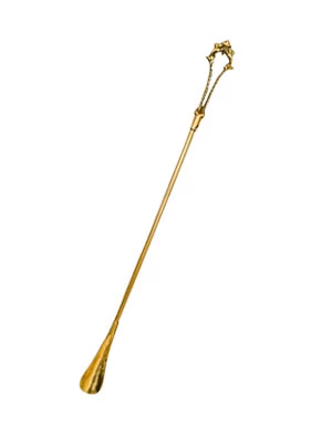 Ayakkabı Çekeceği Motifli Uzun 565Mm Pirinç Döküm - 5