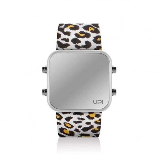UPWATCH LED MINI WHITE LEOPARD UNİSEX KOL SAATİ
