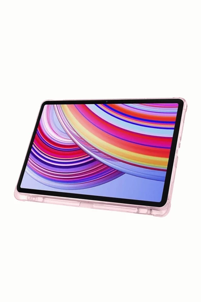 Poco Pad Pro 12.1 inç Xiaomi Uyumlu Kılıf Kalem Bölmeli Akıllı Uyku Modlu Standlı Kılıf - 6