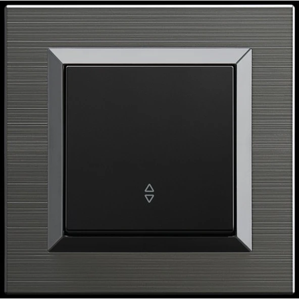 4 Adet Ovivo Quantum Manyetik Gri Vavien Anahtar + Çerçeve Dahil