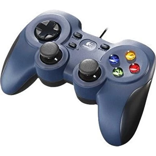 Logitech F310 Gaming 4 Tuşlu D-Pad ile Kablolu Gamepad - Lacivert 940-000138