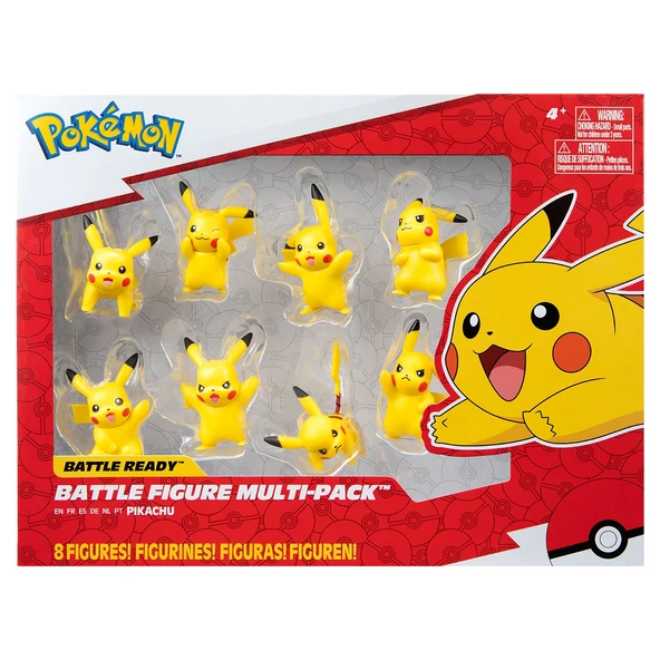 Pokemon Battle 8'li Figür Seti Pikachu - 2