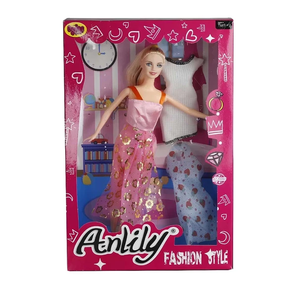 Oydaş Anlily Kutuda 2 Elbiseli Bebek 2252 - 3