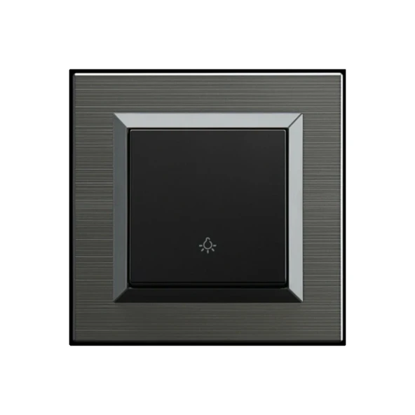 Ovivo Quantum Manyetik Gri Zil Anahtarı Light + Çerçeve Dahil ürün görseli 1