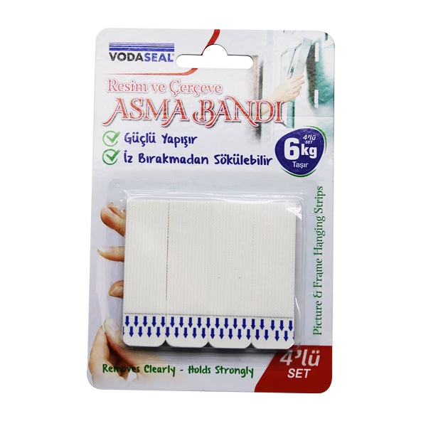 4 PARÇA  RESİM VE ÇERÇEVE ASMA BANTI 6KG.TAŞIMA (4593)