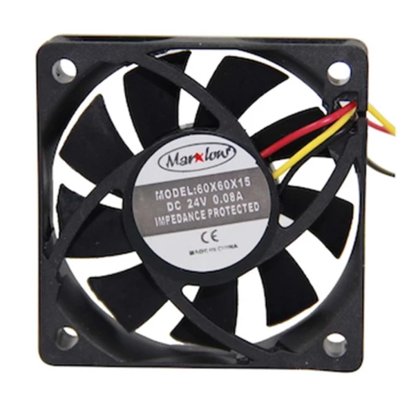 MARXLOW IC-216A 60X60X15 MM 6X6 24 VOLT DC 0.08 AMPER 3 KABLOLU FAN (4593)