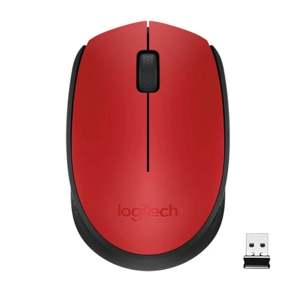 LOGITECH M171 USB KIRMIZI KABLOSUZ MOUSE (4593)