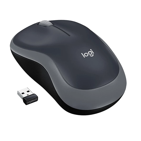 LOGITECH M185 GRİ KABLOSUZ MOUSE (4593)