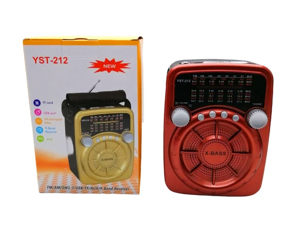 YST-212 SD/USB/FM NOSTALJİ BLUETOOTH SPEAKER PL-4151 (4593)