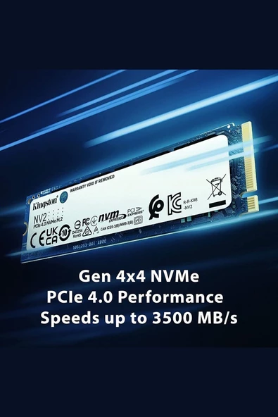Kingston NV2 1TB 3500MB/2100MBS NVME PCIE M2 SSD SNV2S/1000G - 5