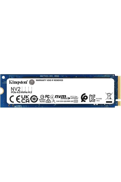 Kingston NV2 1TB 3500MB/2100MBS NVME PCIE M2 SSD SNV2S/1000G