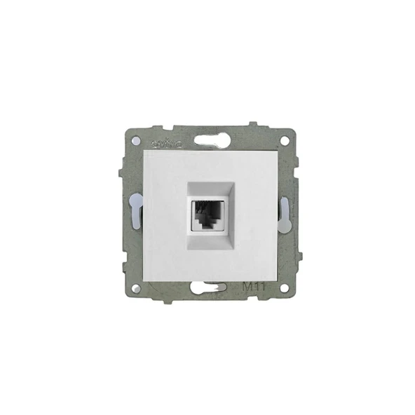 8 Adet Ovivo Grano Beyaz Numeris Telefon Prizi Çerçevesizdir ürün görseli