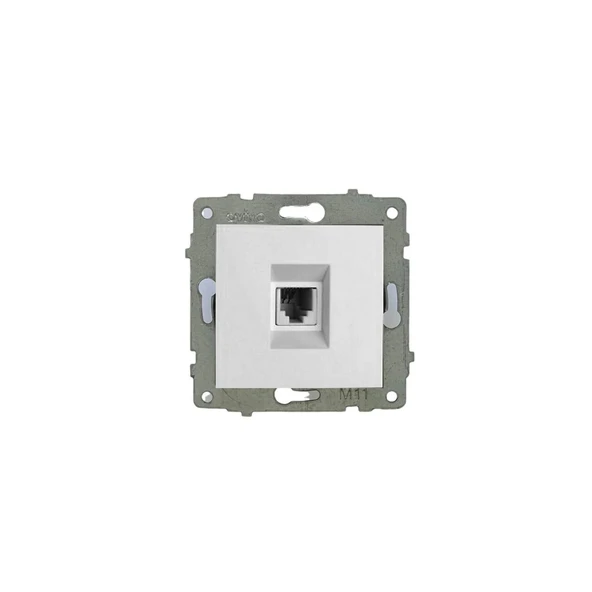 10 Adet Ovivo Grano Beyaz Numeris Telefon Prizi Çerçeve Hariçtir