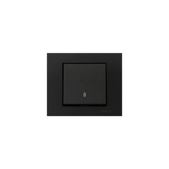 11 Adet Ovivo Grano Siyah Vavien Anahtar Çerçeve Dahildir 11'li