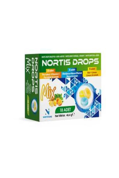 Nortis İlaç Nortis Drops Mix Pastil