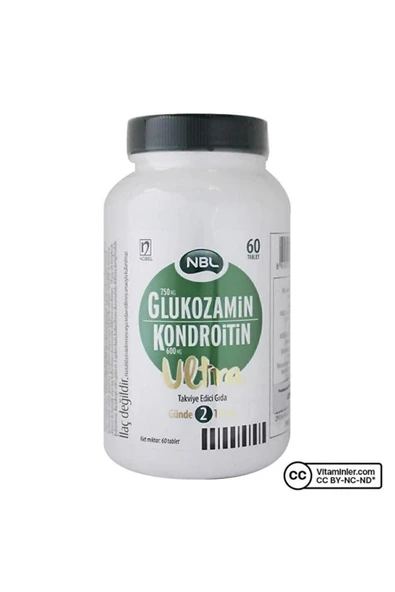 Nobel Nbl_glukozamin Kondroitin Ultra 60 Tablet