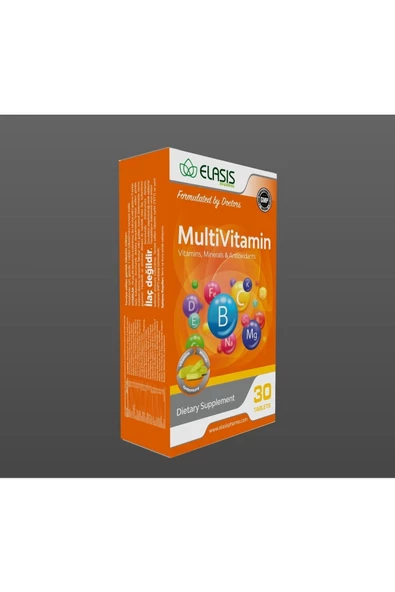 ELASİS PHARMA Elasıs Multivitamin , Mineral & Antioxidan 30 Tablet