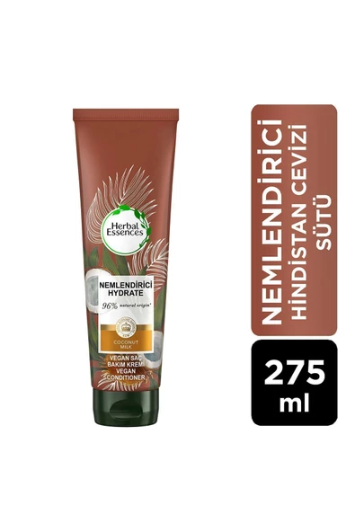 Herbal Essences Vegan Saç Bakım Kremi Nemlendirici Hindistan Cevizi Sütü 275 Ml