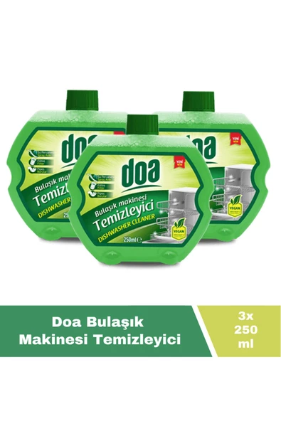 Doa Bulaşık Makinesi Temizleyici 250 ML X3 Adet