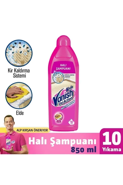 Vanish Kosla Halı Şampuanı Elde Yıkama 850ml