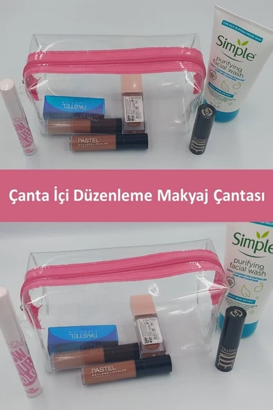 çamdertekstil Çanta Içi Makyaj Malzemesi Düzenleyici Çanta - Makyaj Çantası